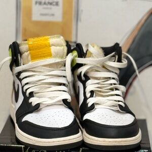 Nike Black and White High-Top Sneakers